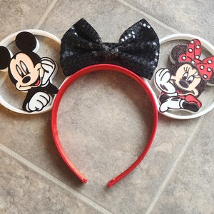 Mr. and Mrs. Mouse Face 3D Printed Mouse Ears