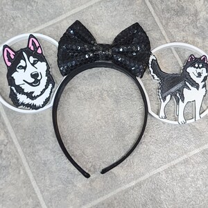 Husky 3D Printed Mouse Ears