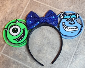 Boo Costume Monsters Inc Ears Digital STL File - Etsy display picture 1