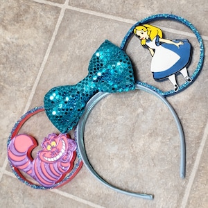 Alice and Cat 3D Printed Mouse Ears