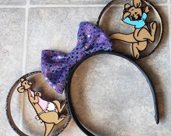 Mama Kangaroo and Baby Kangaroo 3D Printed Mouse Ears
