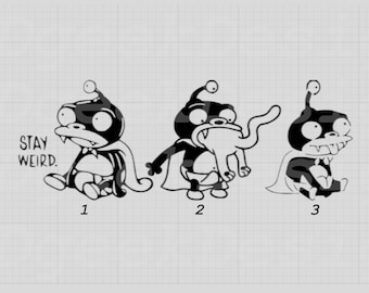 Futurama Nibbler Decal