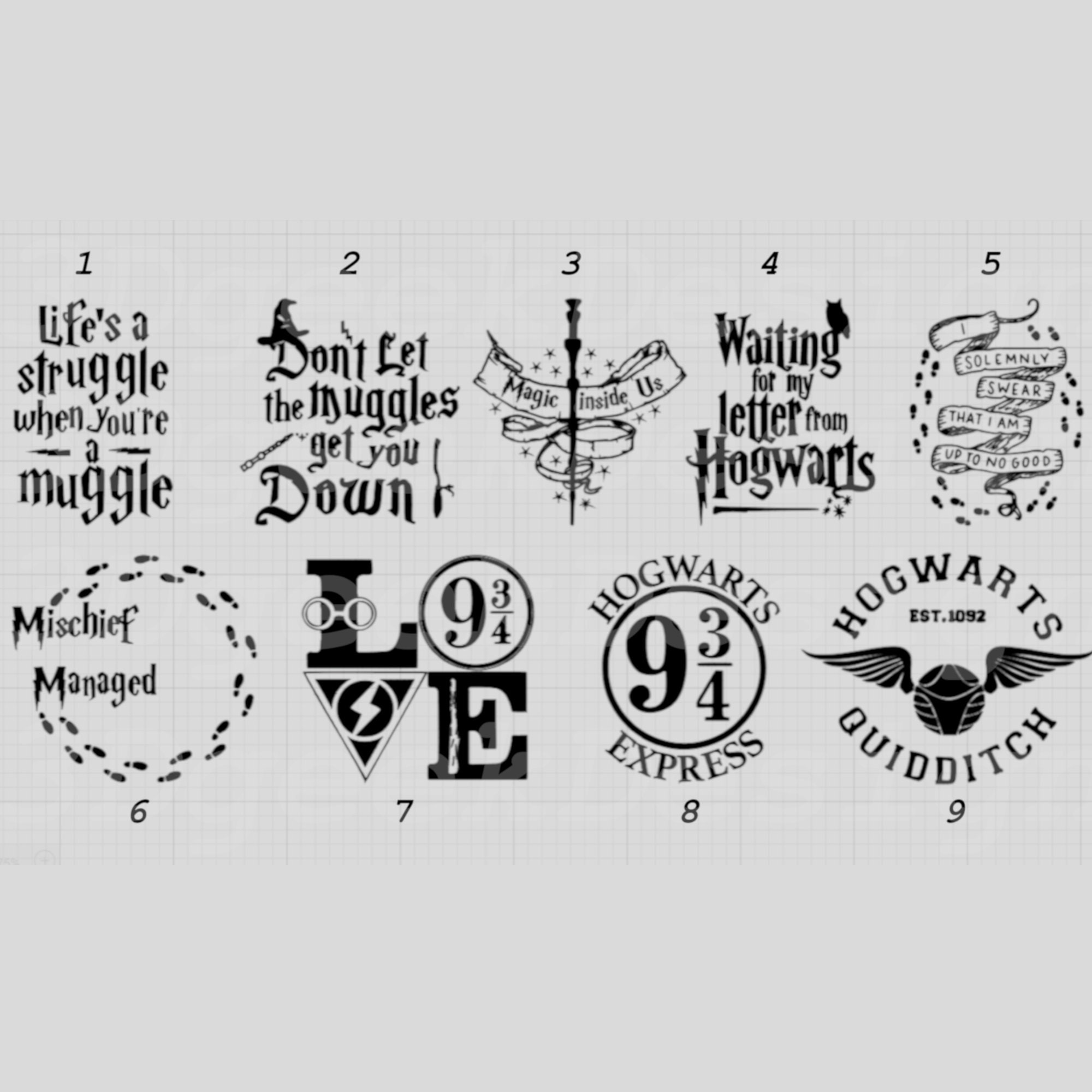 Harry Potter Decal, Struggle to be a Muggle, Muggles Get You Down, So…