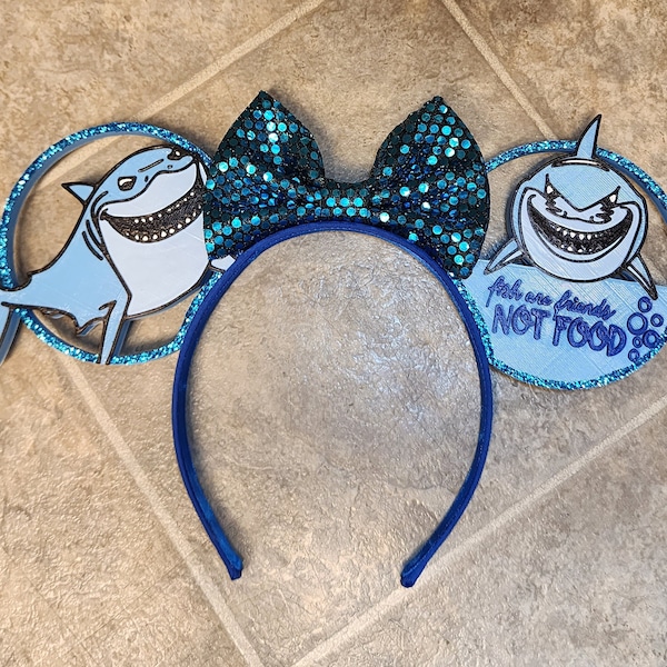 Fish Are Friends Not Food 3D Printed Mouse Ears