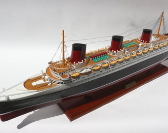 SS Normandie Ship Model 40&quot; - SS Normandie Model Ship