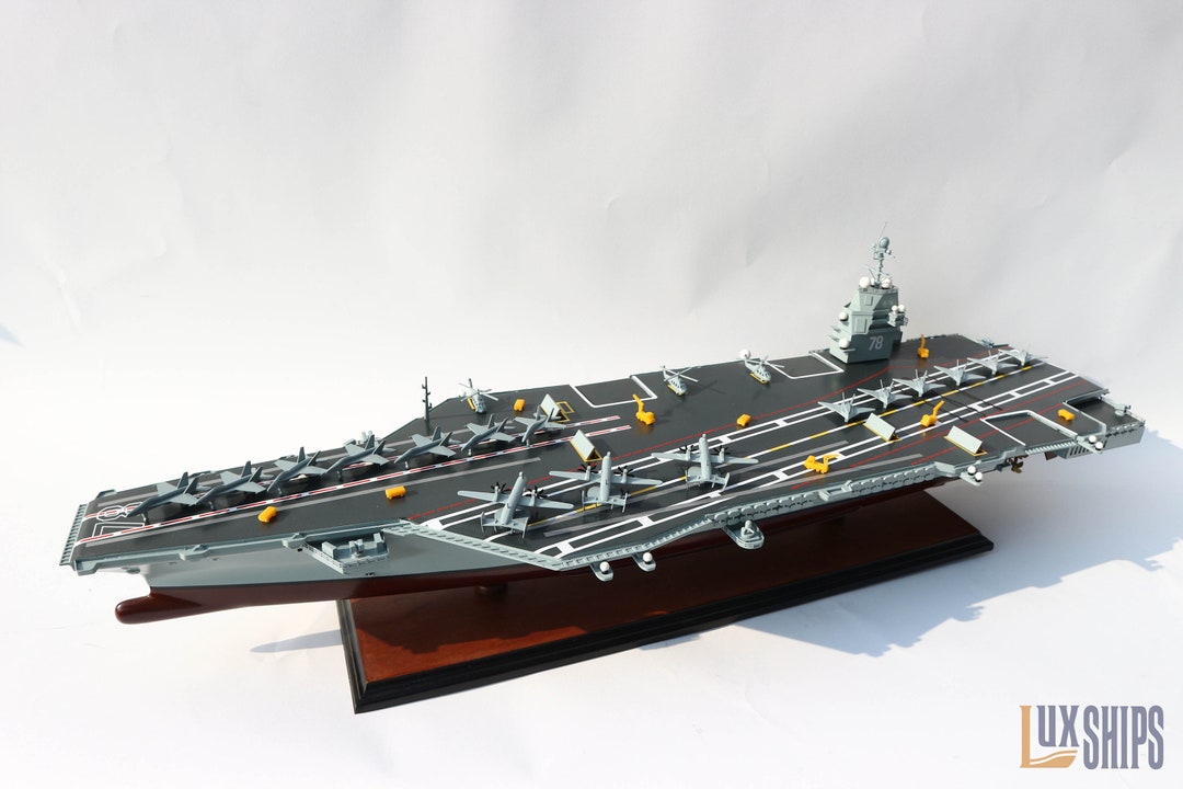 Aircraft Carrier USS Gerald R. Ford (CVN-78) Ship Model - Etsy