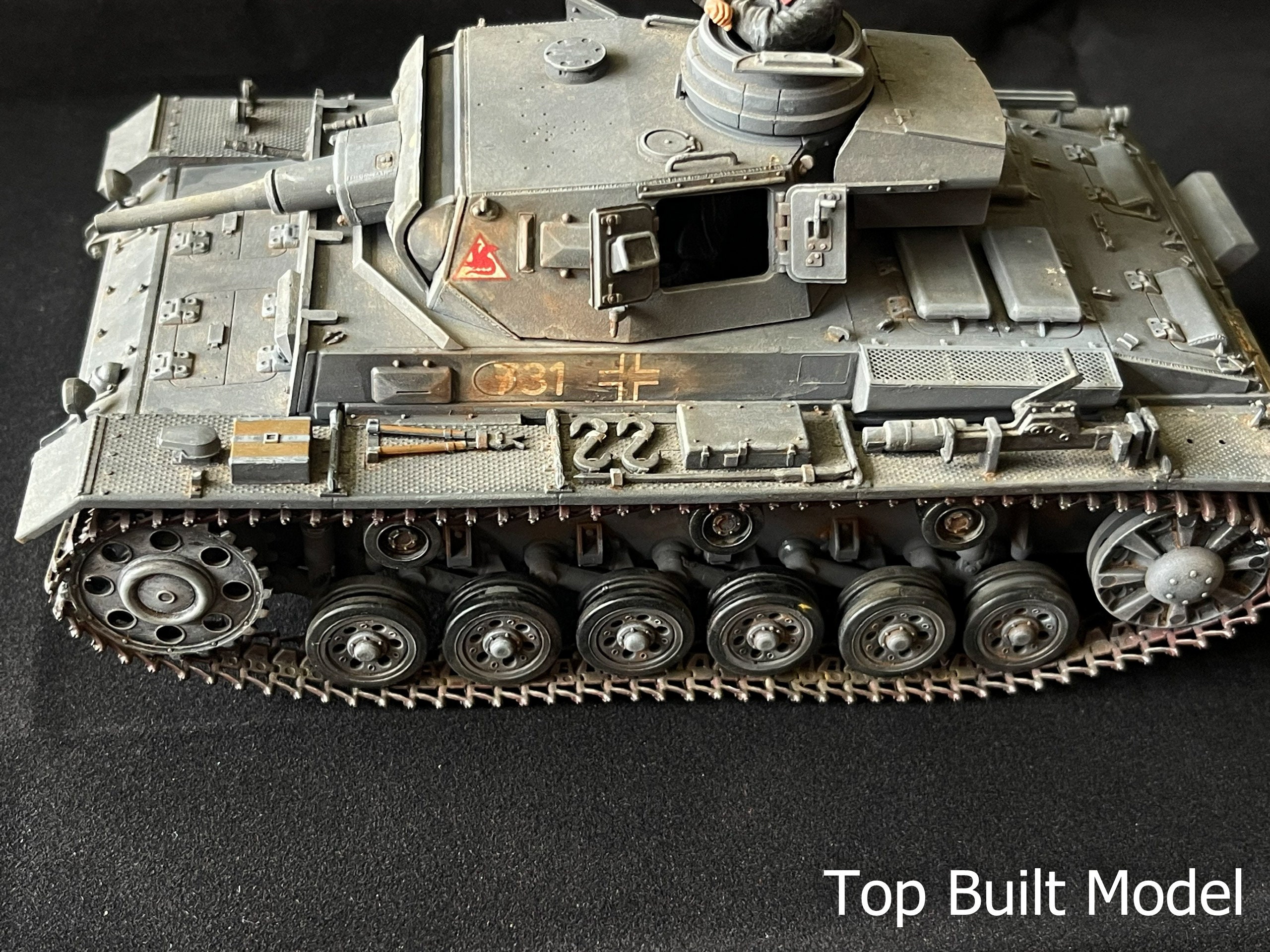 COMPLETED German Panzer III Ausf.j 1:35 Tank With 1 Figure - Etsy