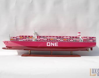 ONE 船モデル 39 インチ - ONE コンテナ モデル船 - Etsy 日本