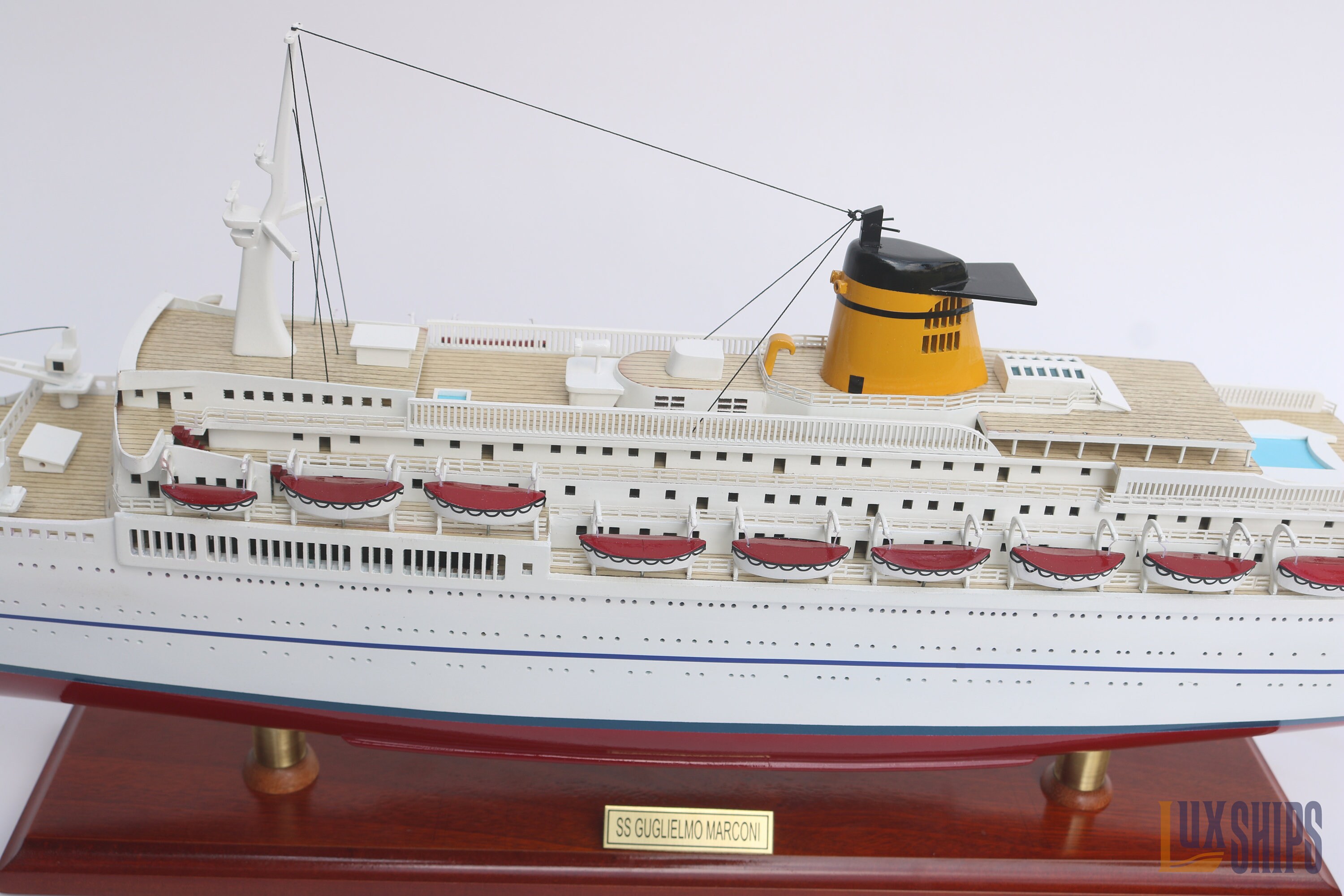 SS Guglielmo Marconi Model Ship Etsy