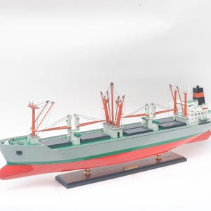 Handmade Wooden Model Ship Nedlloyd Bangkok 100cm (39&quot;) Cargo Vessel Replica for Nautical Decor & Collectors