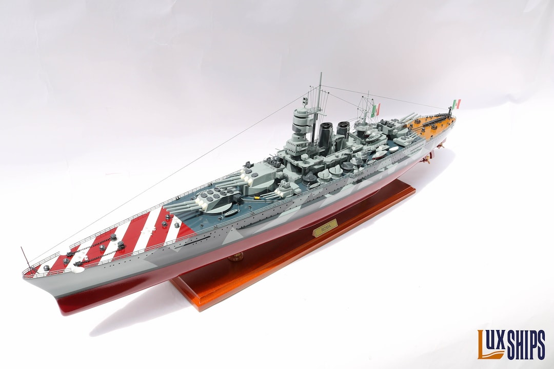 ROMA Ship Model - ROMA Battleship Model - Etsy
