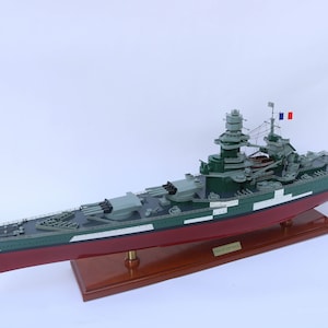 Richelieu Ship Model - French Battleship Richelieu Model
