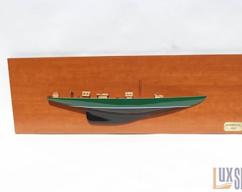Shamrock Half Hull 90 cm Ship Model