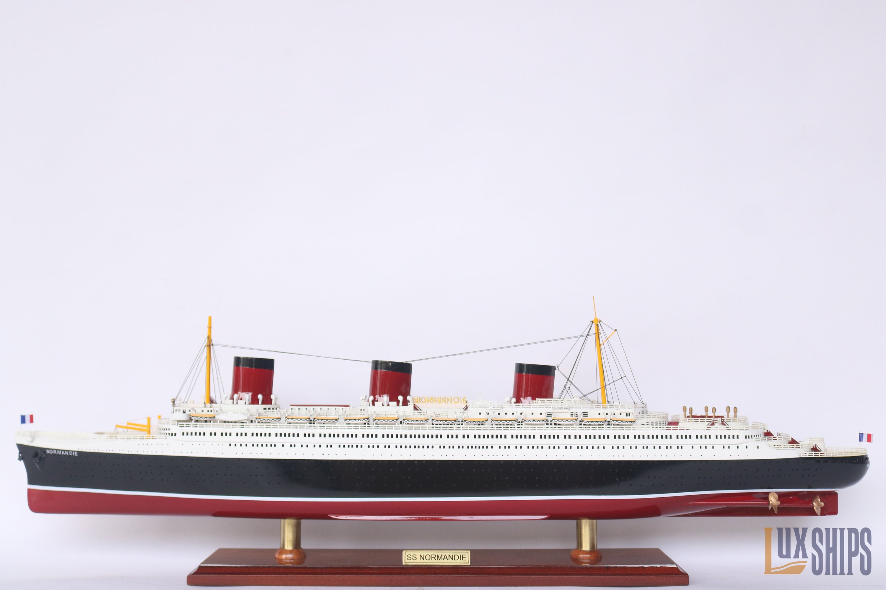 SS ノルマンディー 船模型 80 cm - SS ノルマンディー 船模型 - Etsy 日本
