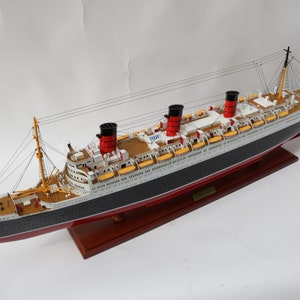 RMS Queen Mary Schiffsmodell - RMS Queen Mary Holz Schiffsmodell