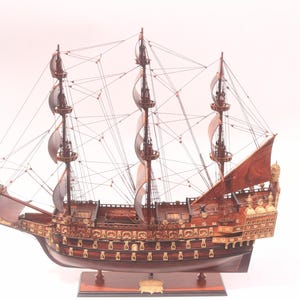 Sovereign of the Seas 1637 Model Ship - Padouk Wood