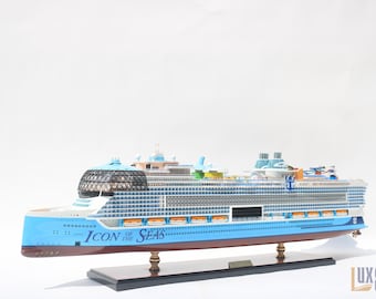 Icon of the Seas 92cm Model – Cruise Ship Collectible Gift for Nautical Lovers, Detailed Replica