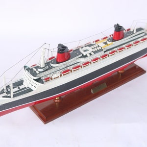 SS France Ship Model 83cm - SS France Cruise Ship Model