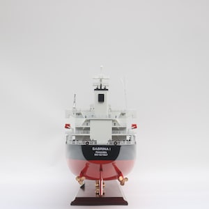 Handgefertigtes 39 in Sabrina I Schiffsmodell – Maritimes Geschenk für Sammler, Büro oder Yacht Dekoration