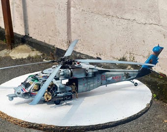 予約注文、MH-60S ナイトホーク、フィギュア6体付き、スケール1/35