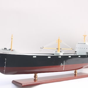 Wooden Cargo Vessel Model Güçlü 101cm – Guclu Ship Model Nautical Office or Home Decor