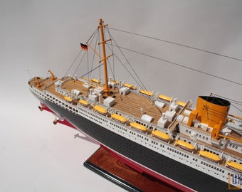 SS Bremen Ship Model - SS Bremen Model Ship - SS Bremen Wooden