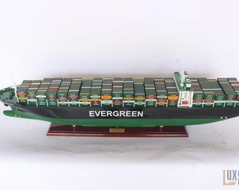 45cm 海上コンテナ船 EVERGREEN 模型 完成品 船舶鑑賞用 置物 45cm 海上コンテナ船 EVERGREEN 模型 完成品 の通販 by K's｜ラクマ