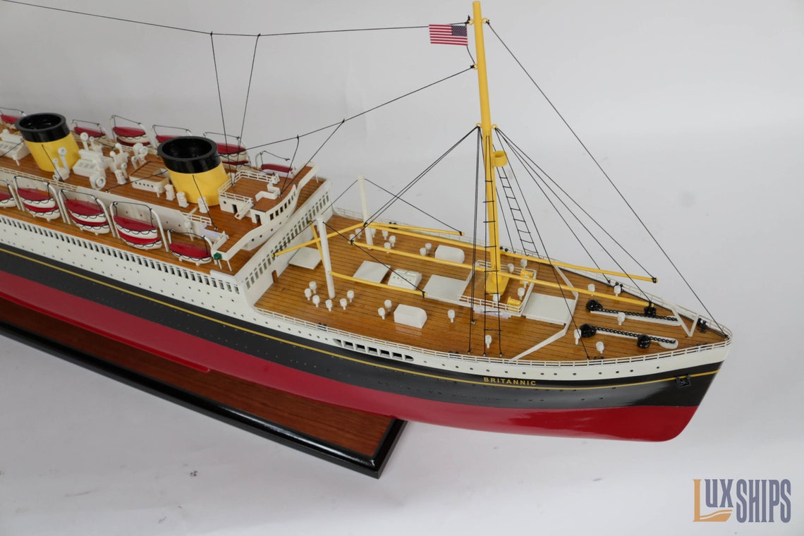 Rc Rms Britannic RMS Britannic 1930 1960 Ship Model 100cm - Etsy