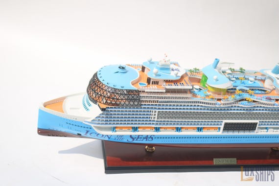 ロイヤル・カリビアン アイコン・オブ・ザ・シーズ 船の模型 – 手作り