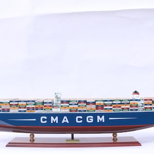 CMA CGM Marco Polo Container Ship Model - Cma Cgm Model Ship