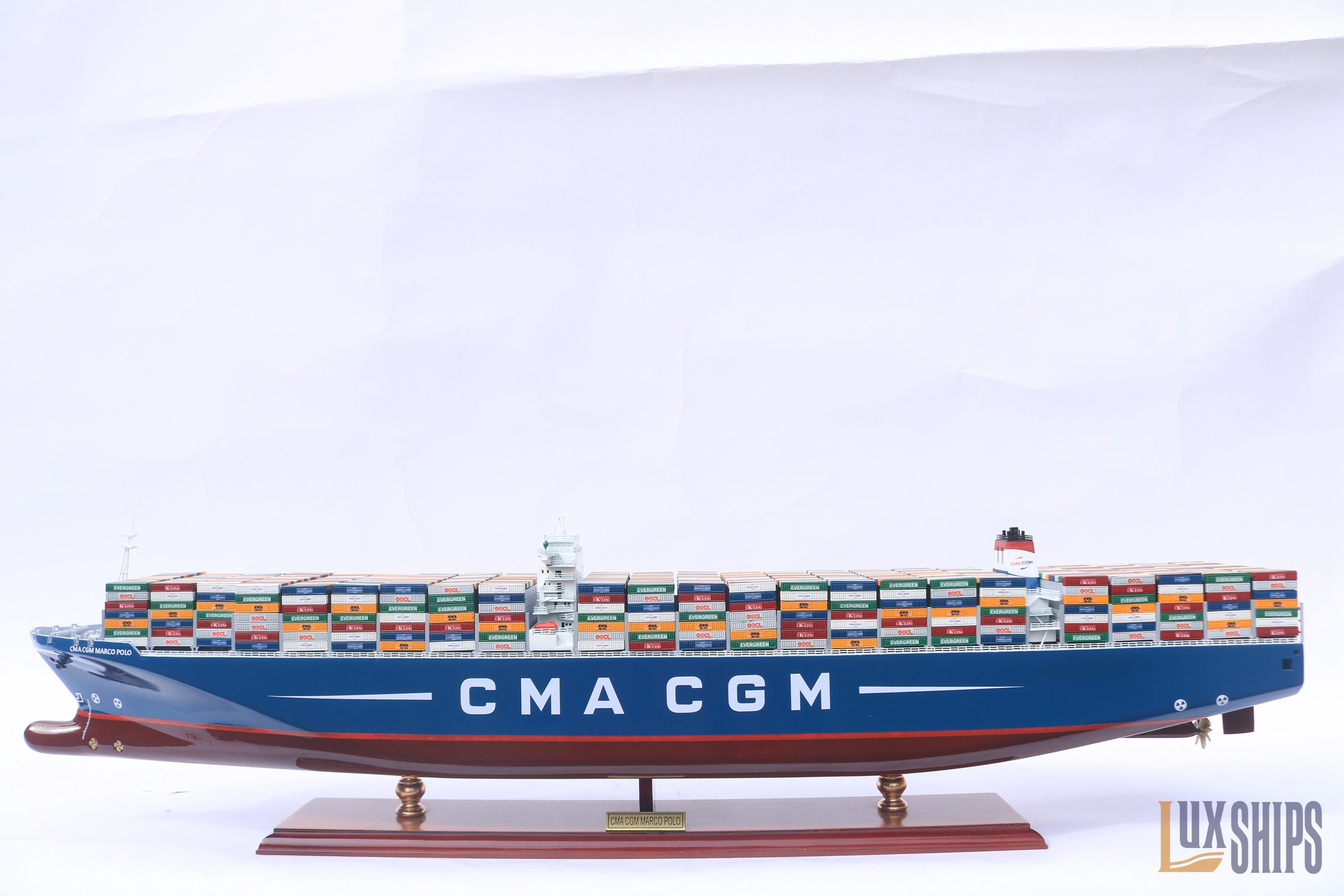 CMA CGM マルコポーロ コンテナ船モデル - CMA CGM モデル船 - Etsy 日本