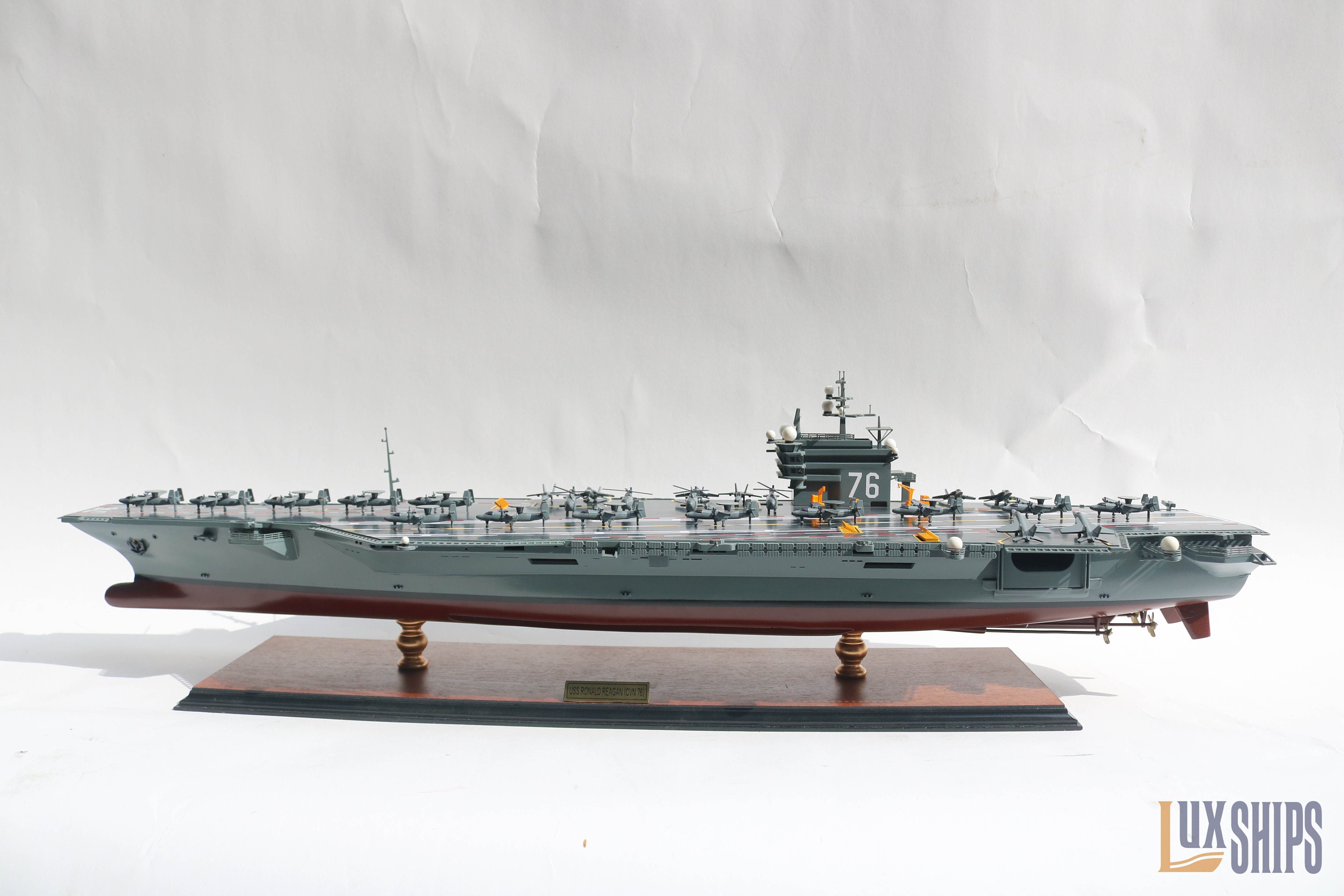 Aircraft Carrier USS Ronald Reagan (CVN-76) Ship Model - Etsy