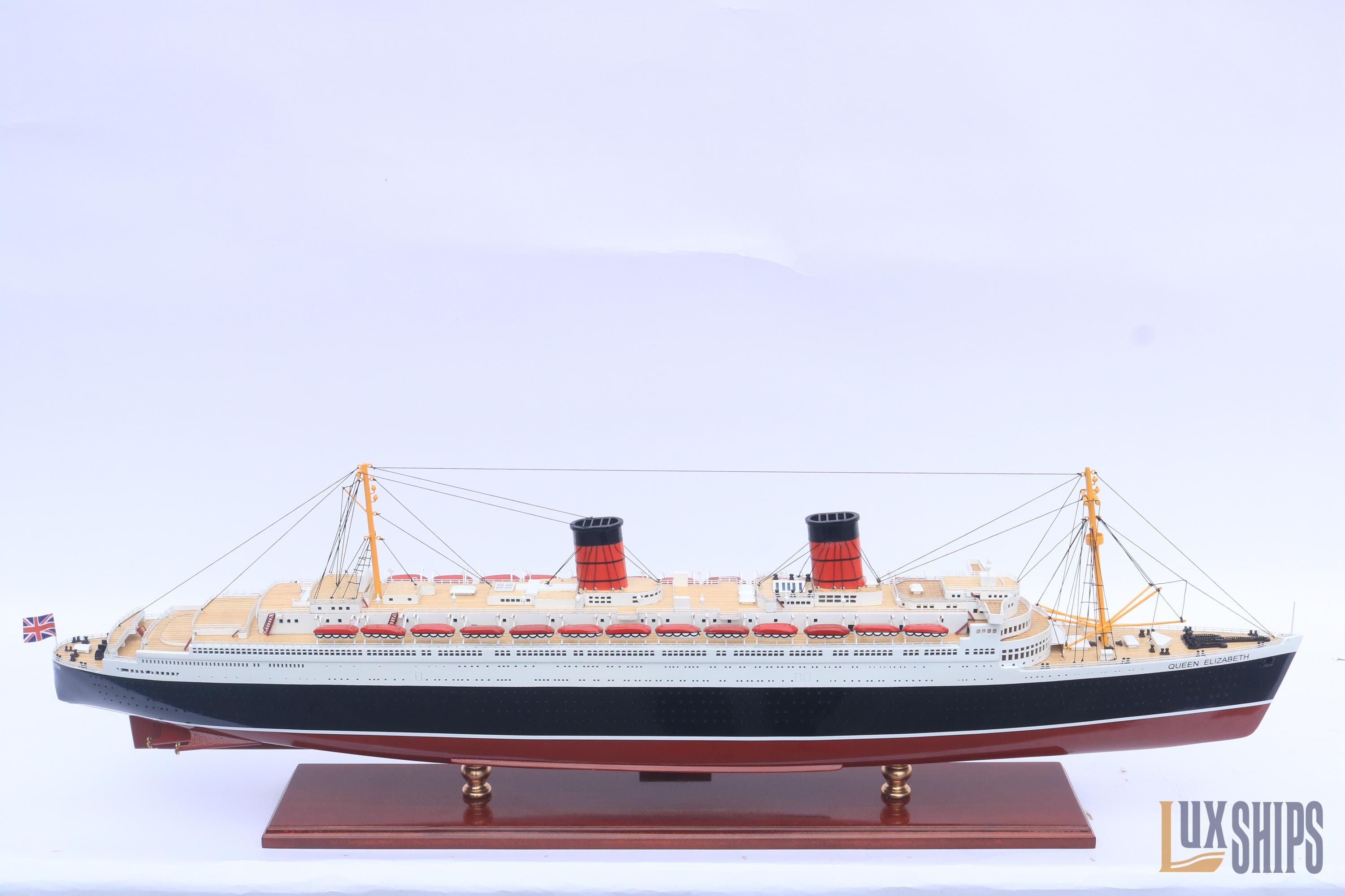 RMS クイーン エリザベス 船模型 - RMS クイーン エリザベス 船模型