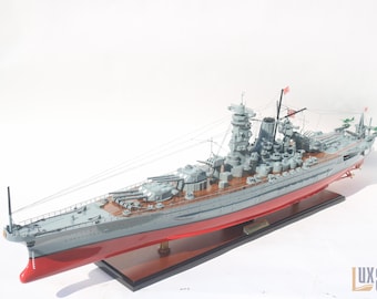 Yamato Ship Model 47&quot; - Yamato Battleship Model - Japanese Battleship Yamato