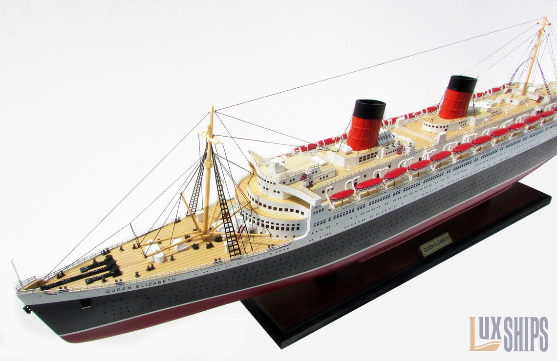 Qe2 Model RMS Queen Elizabeth Ship Model RMS Queen Elizabeth Model Ship - Etsy