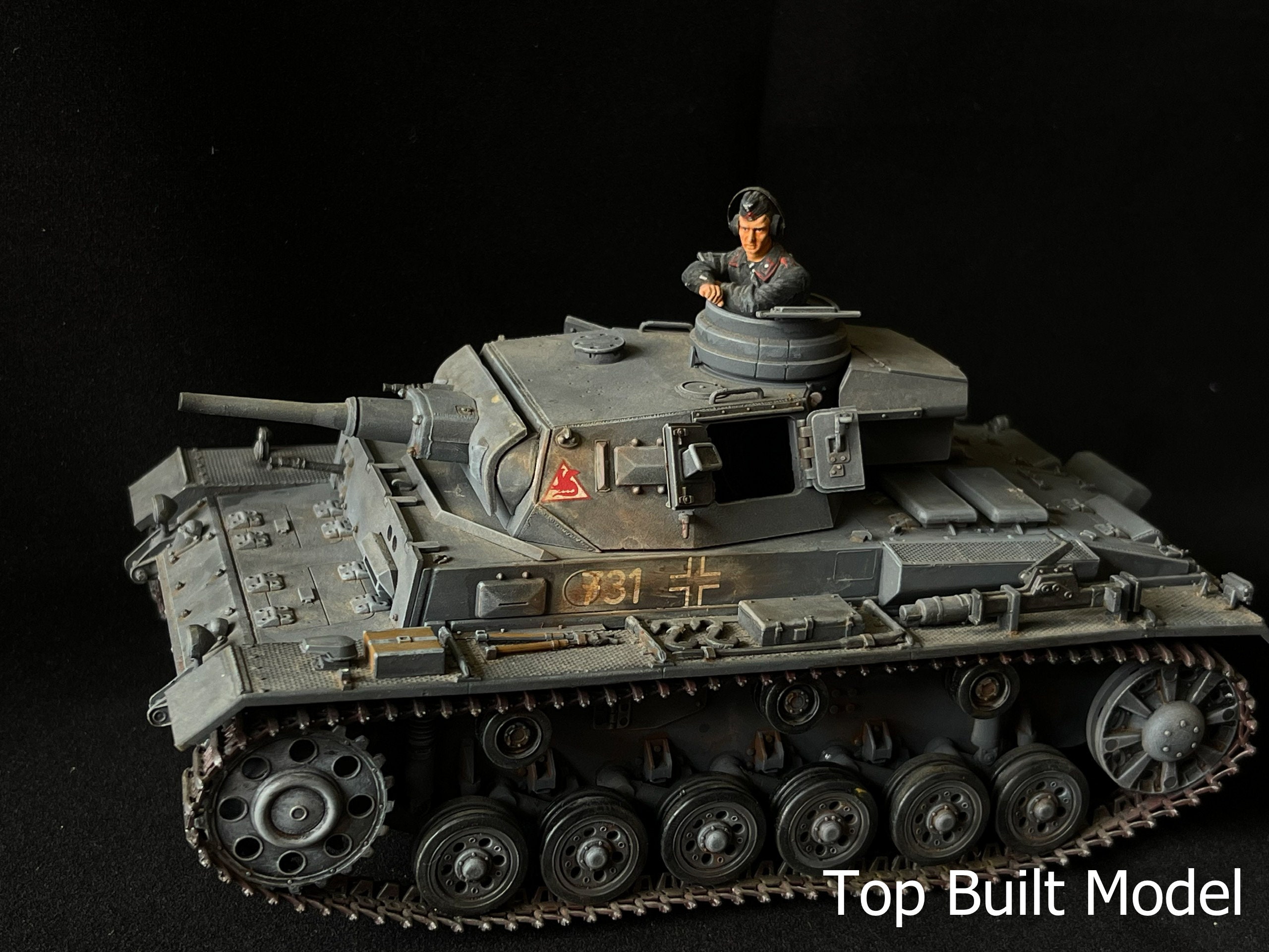 COMPLETED German Panzer III Ausf.j 1:35 Tank With 1 Figure - Etsy