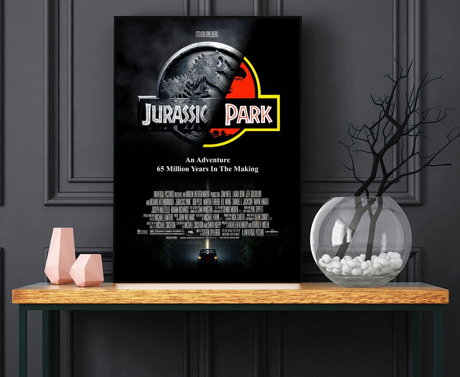 Jurassic World & Jurassic Park Movie Posters