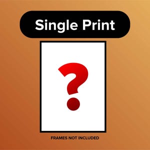 Music Posters - Album Poster - Choose ANY Album Poster - Custom Music Posters - Request your own album choice - Frames NOT Included image 5