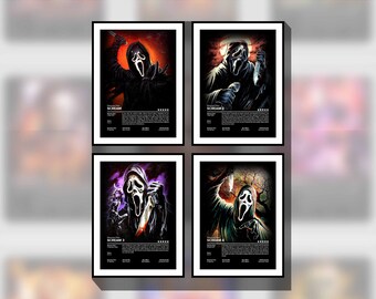 Scream 1996-2011 Film Poster Collection - Movie Poster | Film Print