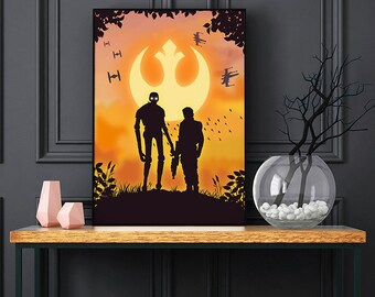 Star Wars Andor Poster - Star Wars Posters - Andor Series Print Movie Poster - Minimalist Travel Poster