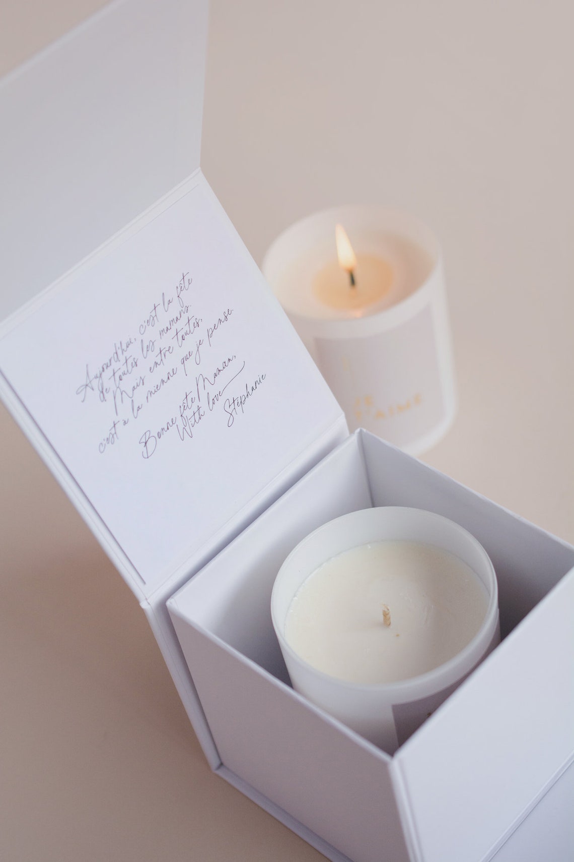 Pregnancy announcement candle custom candle wedding candle Etsy