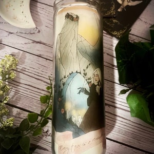 Grief & Remembrance Scented Candle &quot;every tear is a reminder of you&quot;