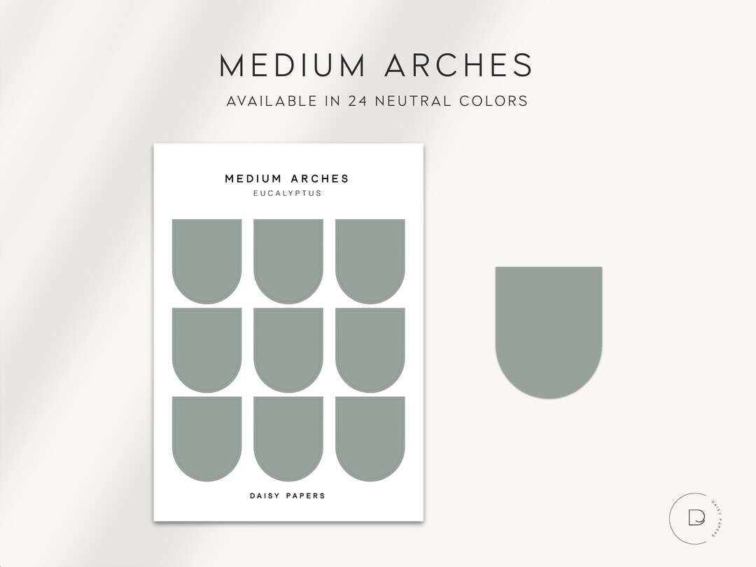 MEDIUM ARCHES - Functional Planner Stickers | Minimal & Functional ...