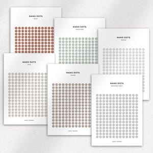 TRANSPARENT NANO DOTS - Functional Planner Stickers | Minimal ...
