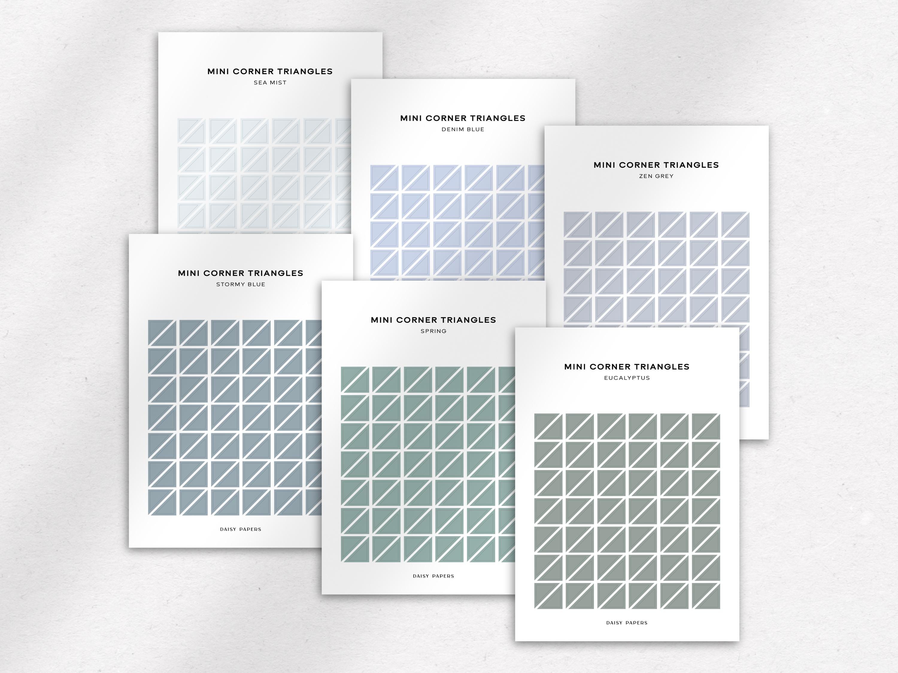 TRANSPARENT MINI Corner Triangle - Functional Planner Stickers ...