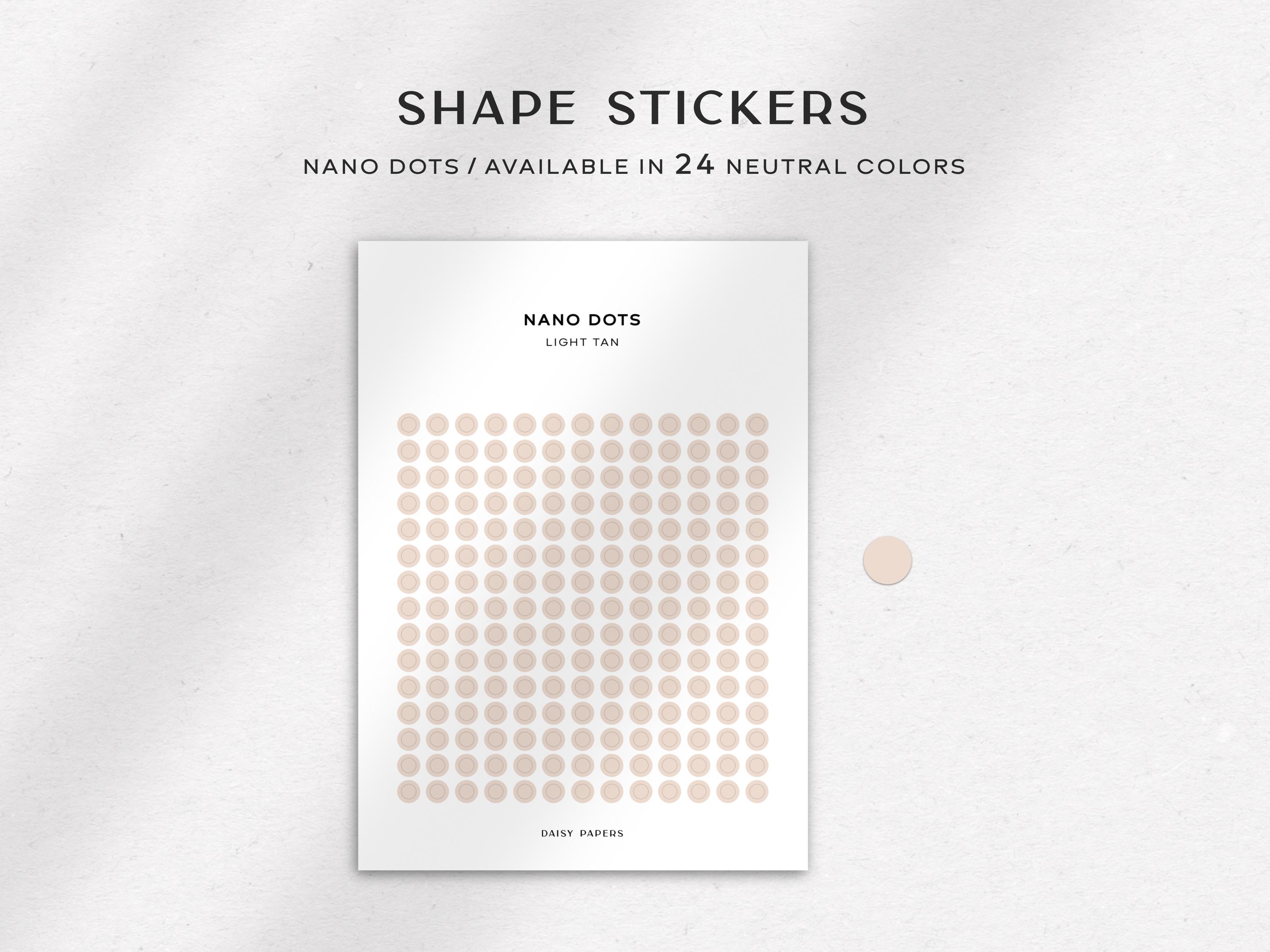 TRANSPARENT NANO DOTS - Functional Planner Stickers | Minimal ...