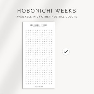 MICRO CHECKMARKS - Hobonichi Weeks Stickers  | Transparent Functional Planner Sticker | Minimal Planner Stickers designed for the Hobo Weeks