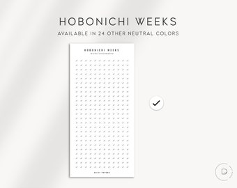 MICRO CHECKMARKS - Hobonichi Weeks Stickers  | Transparent Functional Planner Sticker | Minimal Planner Stickers designed for the Hobo Weeks