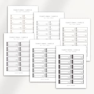 BILL DUE - Functional Labels | Minimal & Functional Planner Stickers ...