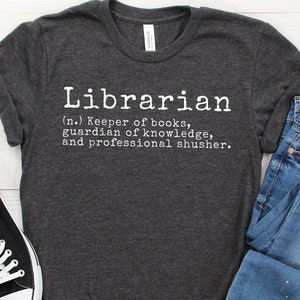 Librarian Shirt, Librarian Gift, Library Shirt, Library Gift, Funny Librarian, Funny Library, Gift for Librarian, image 1